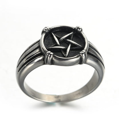 Mystical Power Pentagram Ring