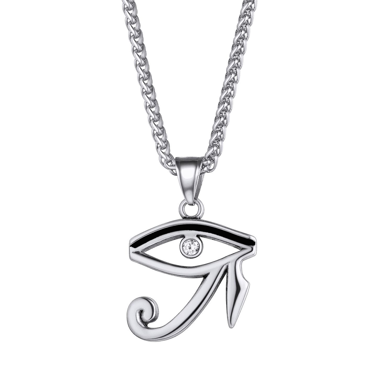 Egyptian Eye of Ra Pendant Necklace for