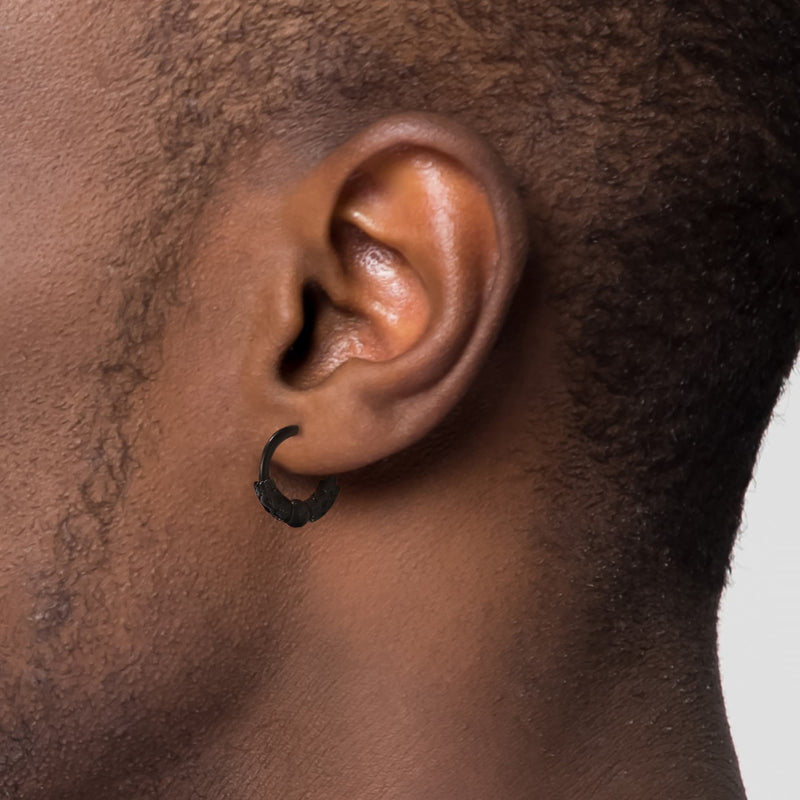 Punk Dragon Totem Huggie Hoop Earrings for