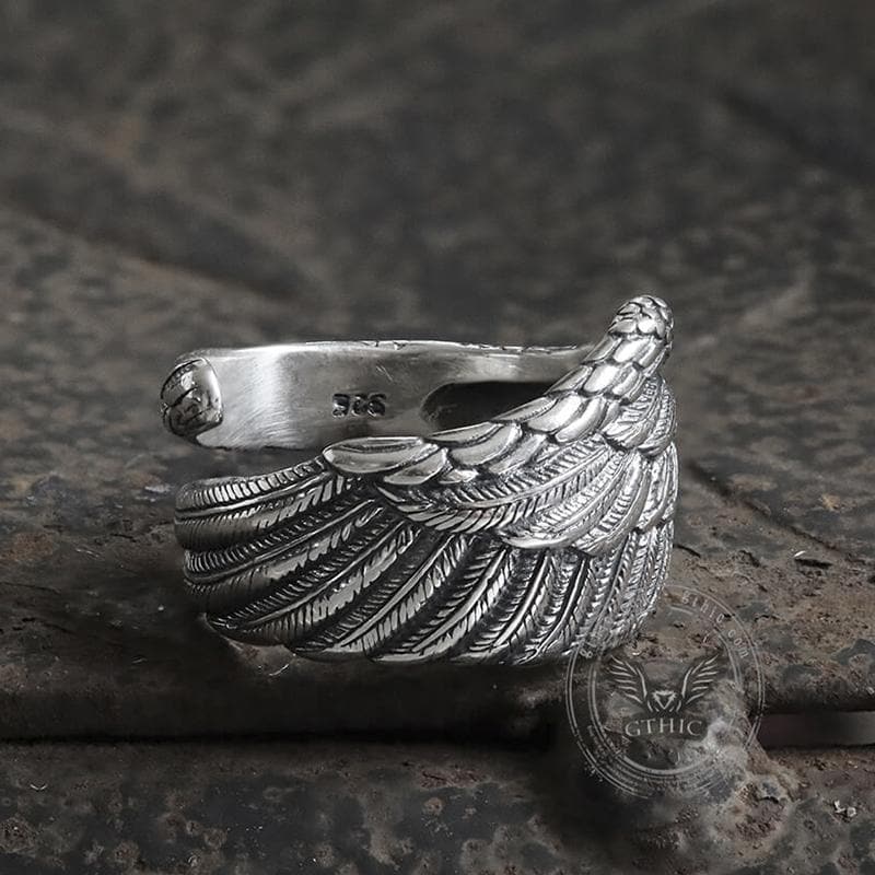 Eagle Wing Sterling Silver Ring