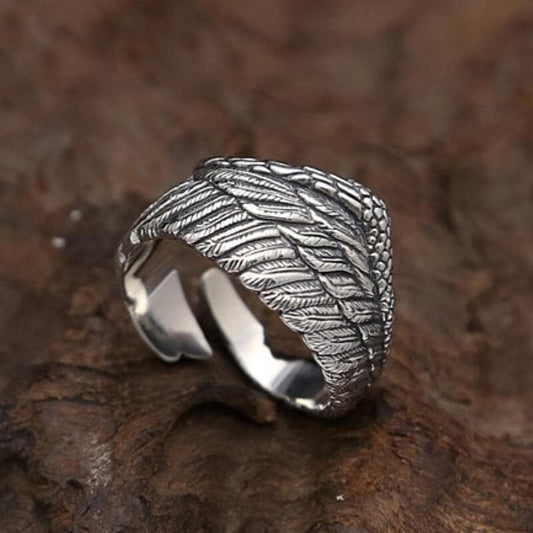 Eagle Wing Sterling Silver Ring