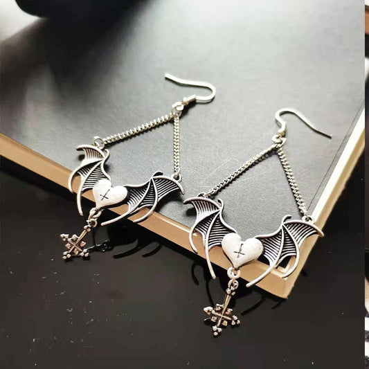 Nocturne Winged Love Earrings