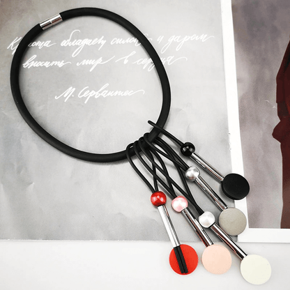 Necklaces for With Multicolor Beads / Handmade Elasticity Silicone Choker