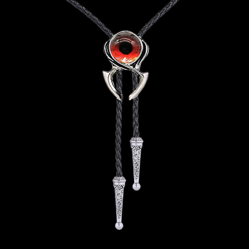 Eye Gem-set Alloy Cowboy Bolo Tie