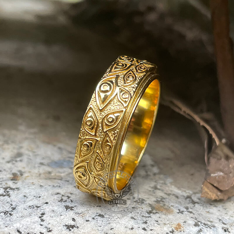 Eye of Providence Sterling Silver Spinner Ring