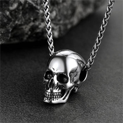 Gothic Skull Necklace Pendant for