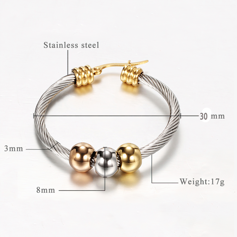 Stainless Steel Earrings in Silver Colour / Jevelry for