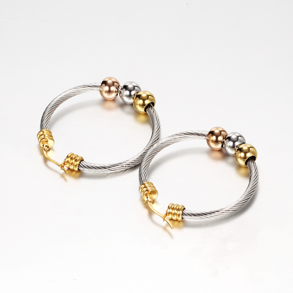 Stainless Steel Earrings in Silver Colour / Jevelry for