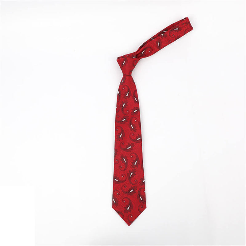 Cashew Pattern Print Polyester Tie