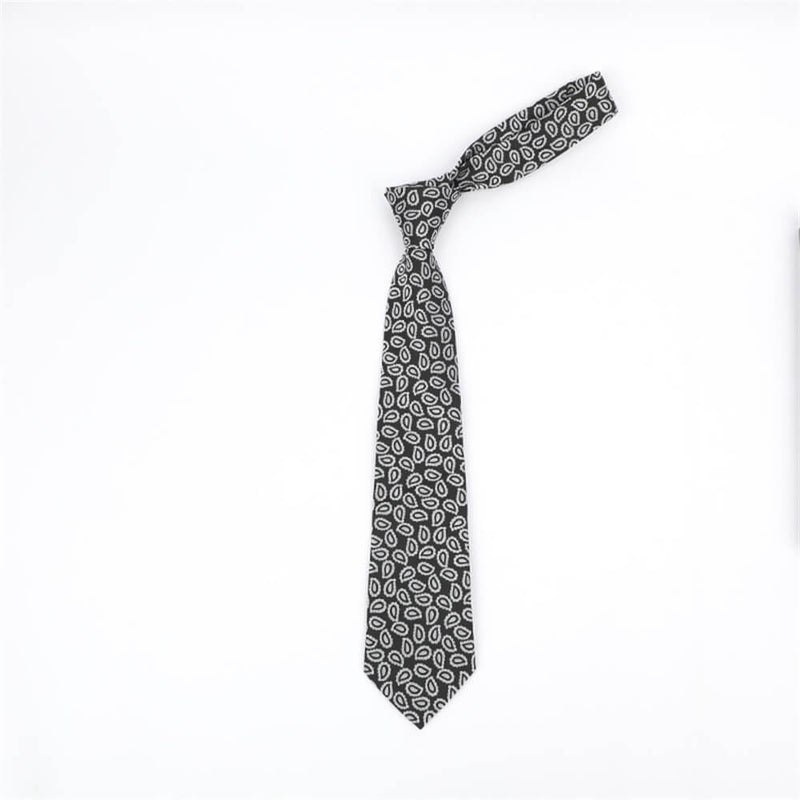 Cashew Pattern Print Polyester Tie