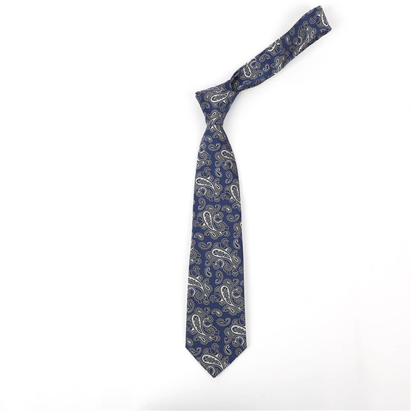 Cashew Pattern Print Polyester Tie