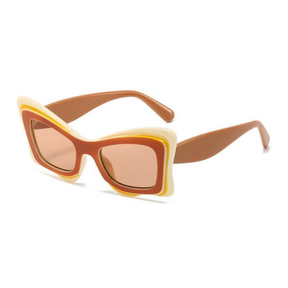 Cat-eye Uv Protection Pc Sunglasses