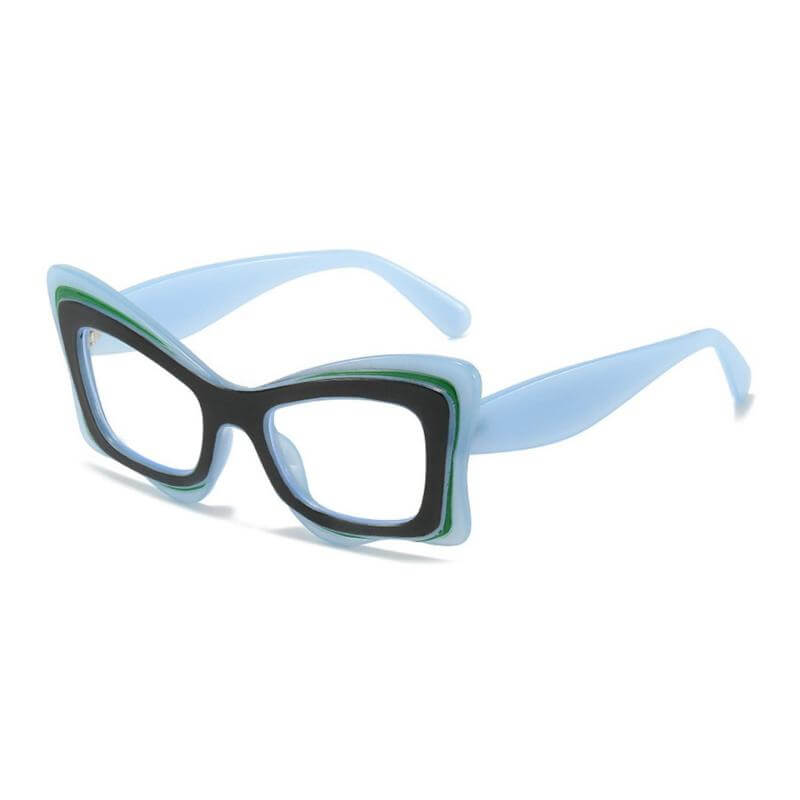Cat-eye Uv Protection Pc Sunglasses