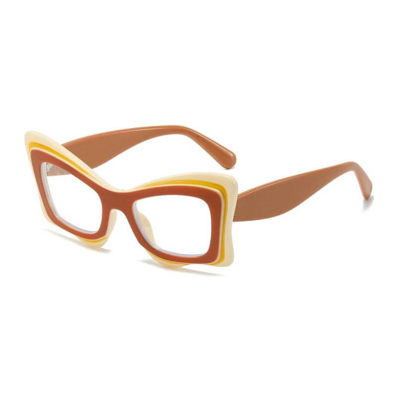 Cat-eye Uv Protection Pc Sunglasses