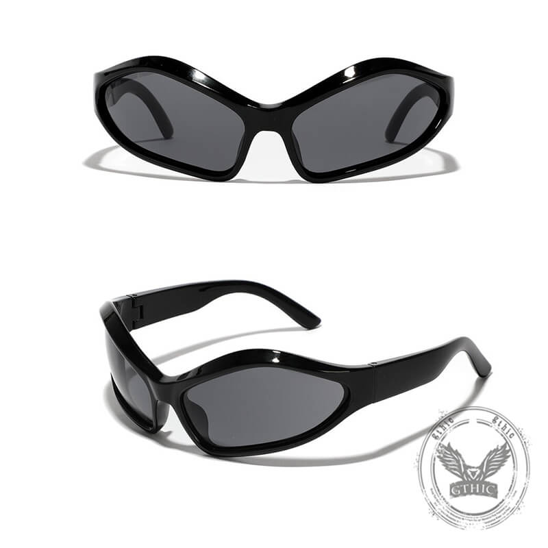 Future Style Y2k Uv-proof Pc Cycling Sunglasses