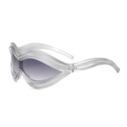 One-piece Uv Protection Pc Sunglasses