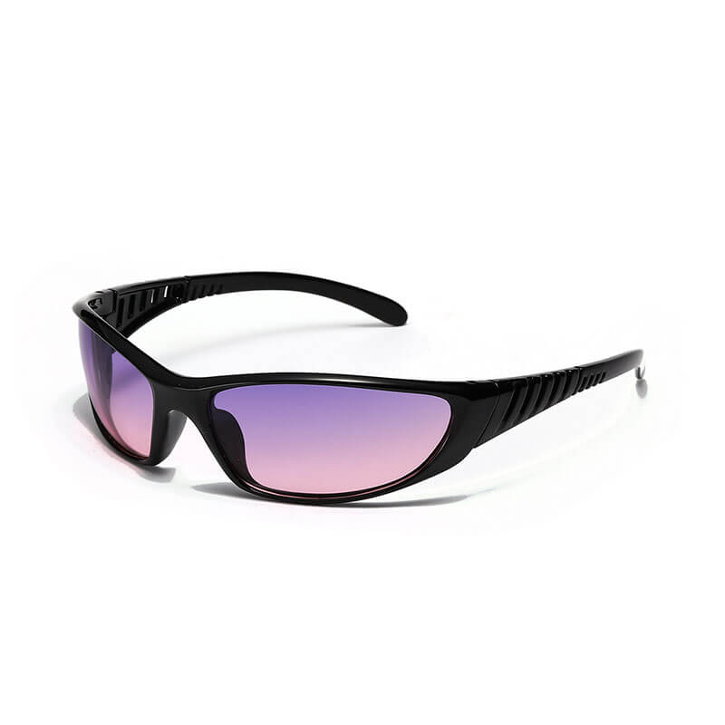 Fashionable Y2k Colorful Hollow Uv-proof Pc Sunglasses