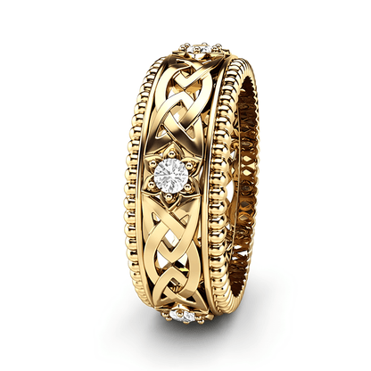 Celtic Flower of Spiritual Clarity Ring