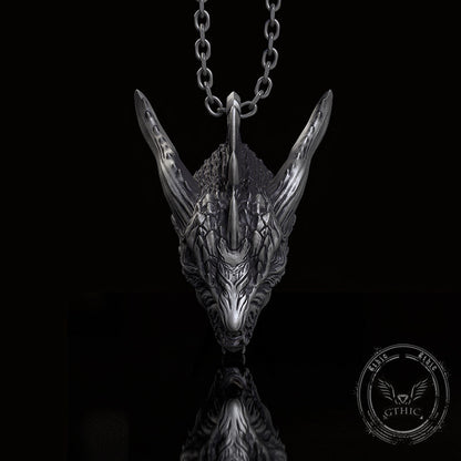 Fierce Dinosaur Head Sterling Silver Jewelry Set
