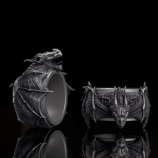 Flying Dragon Sterling Silver Animal Spinner Ring