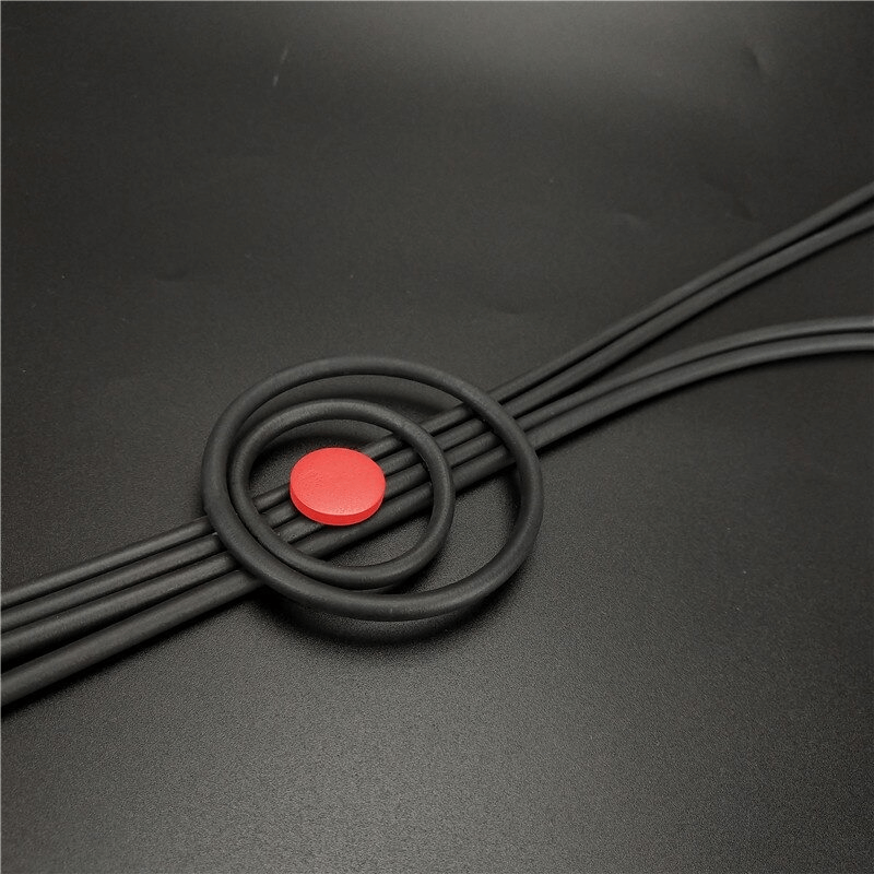Gothic Long Tassel Necklace for / Handmade Wood Rubber Accessories