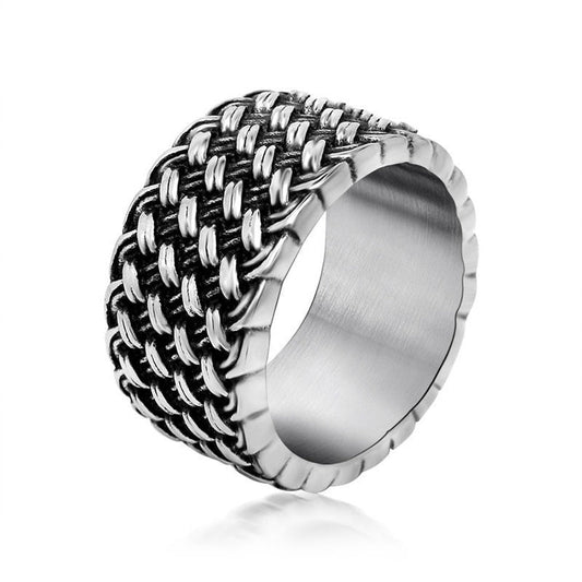 Us of Gothic Style Stainless Steel Interwoven Ring / Finger Jewelry