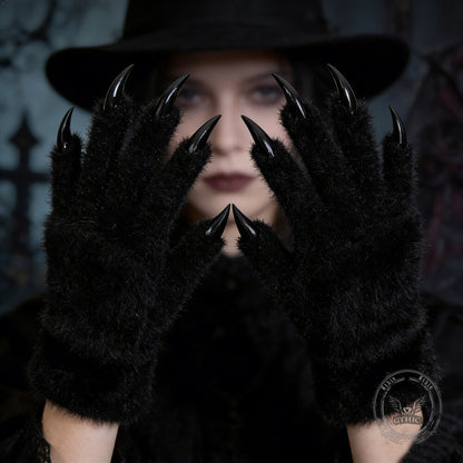 Gothic Cosplay Long Ghost Beast Claw Gloves