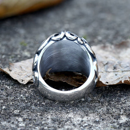 Gothic Moonstone Stainless Steel Ring