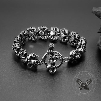 Gothic Skull Domineering Stainless Steel Bracelet