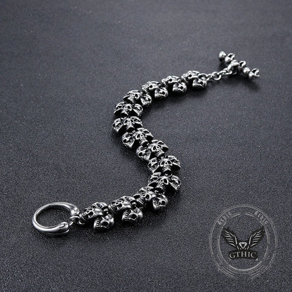 Gothic Skull Domineering Stainless Steel Bracelet