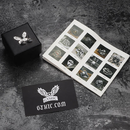 Gothic Victorian Cross Sterling Silver Stud Earrings