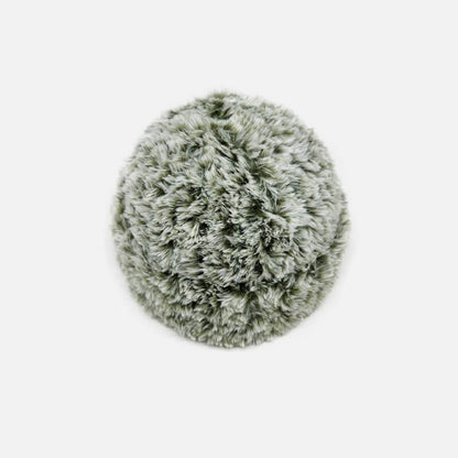 Gradient Color Faux Fur Knit Beanie Hat