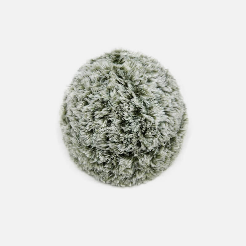 Gradient Color Faux Fur Knit Beanie Hat