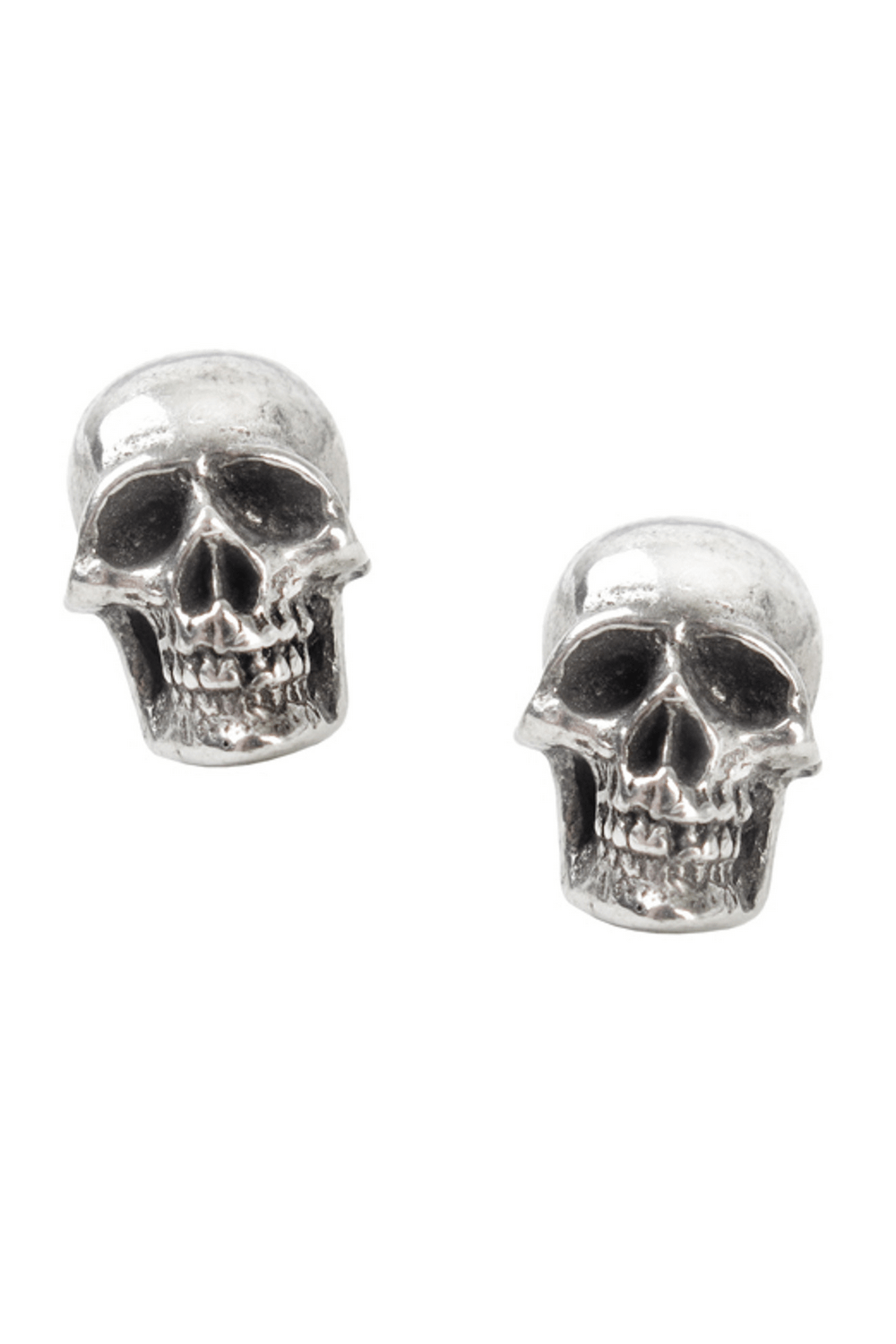 Grim Skull Ear Studs With Surgical Steel Posts