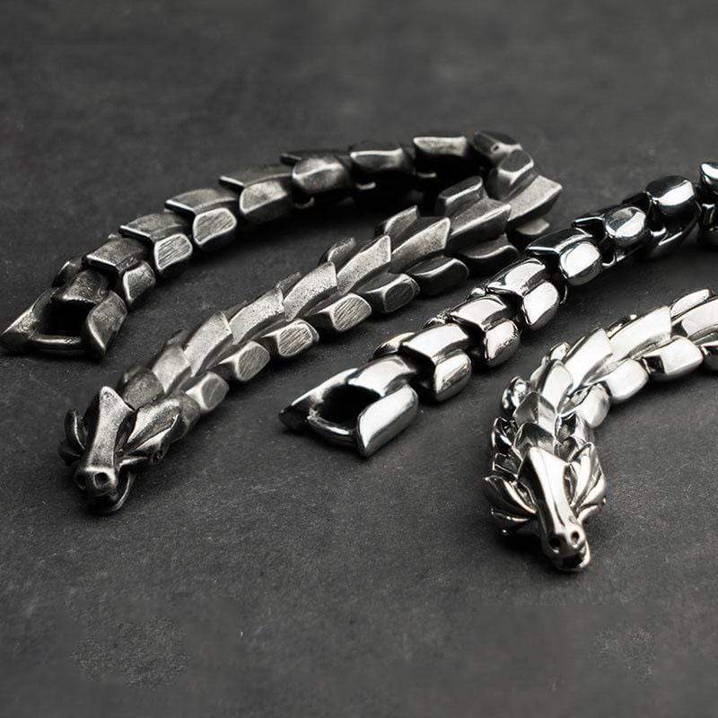 Dragon Scale Stainless Steel Bracelet