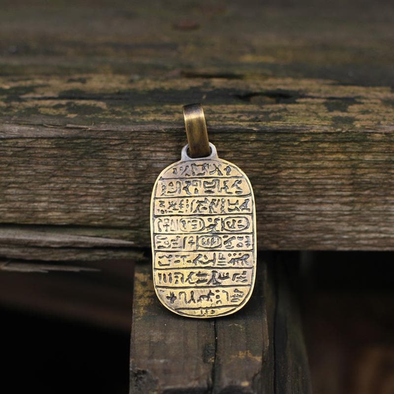Beetle Brass Pendant