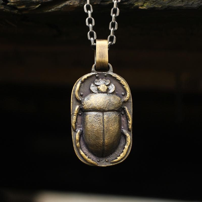 Beetle Brass Pendant
