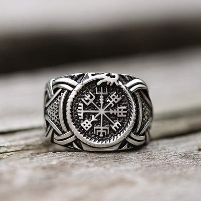 Dragon Amulet 316l Stainless Steel Viking Ring