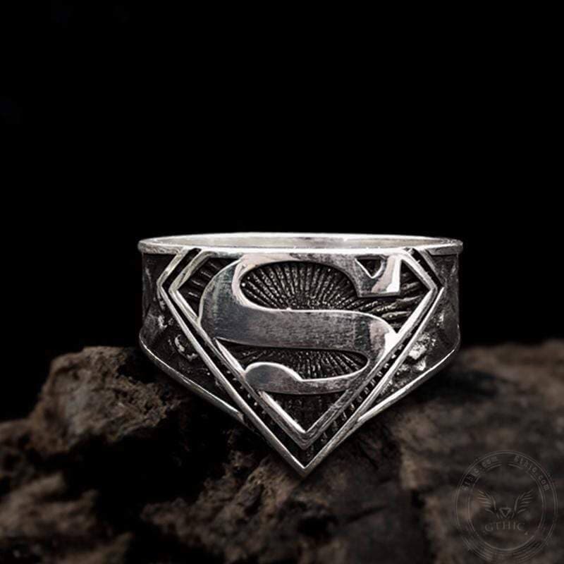 Letter "s" Sterling Silver Ring