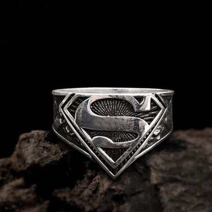Letter "s" Sterling Silver Ring