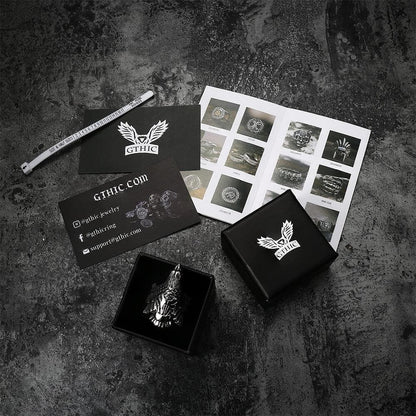 Crow 316l Stainless Steel Beast Ring