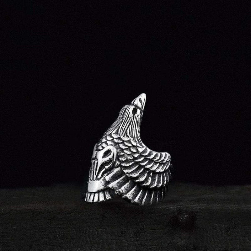 Crow 316l Stainless Steel Beast Ring