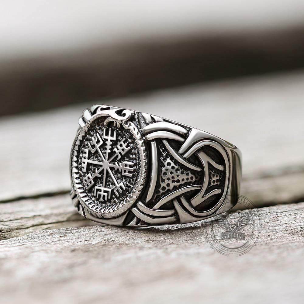 Dragon Amulet 316l Stainless Steel Viking Ring