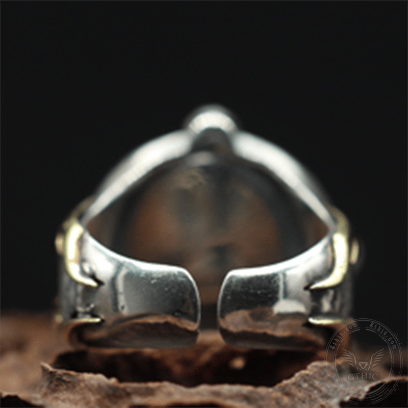 Eye of Sauron Sterling Silver Ring