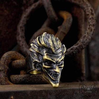 Joker Brass 925 Silver Ring