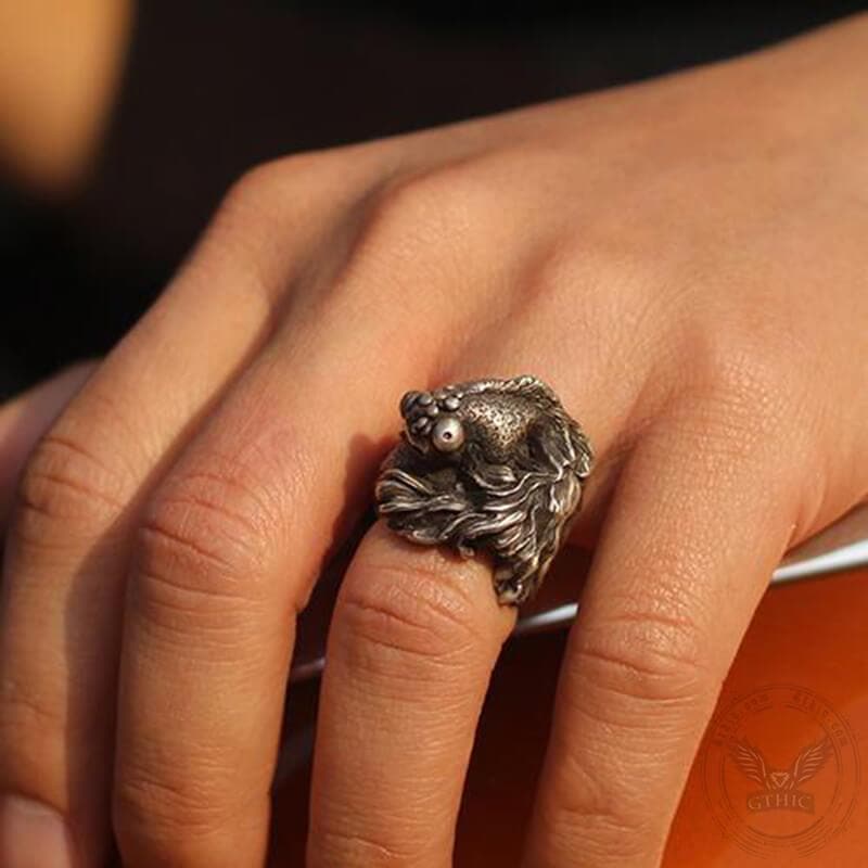 Lucky Carp 925 Silver Ring