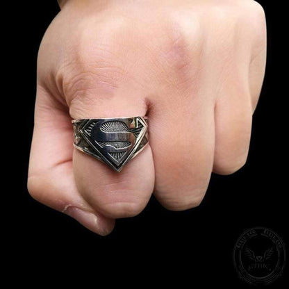 Letter "s" Sterling Silver Ring