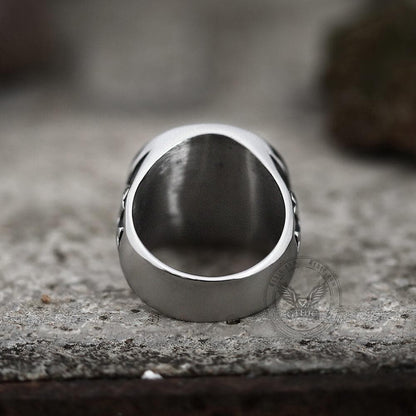 Guardian Angel Templar Knight Sterling Silver Ring