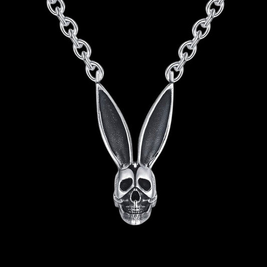 Halloween Skull Rabbit Pendant