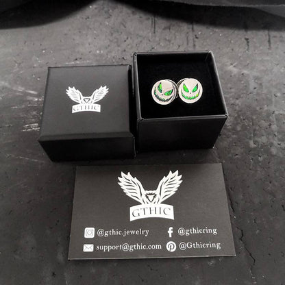 Halloween Pumpkin Stainless Steel Ear Gauges